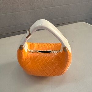 Purse ceramic coin bank